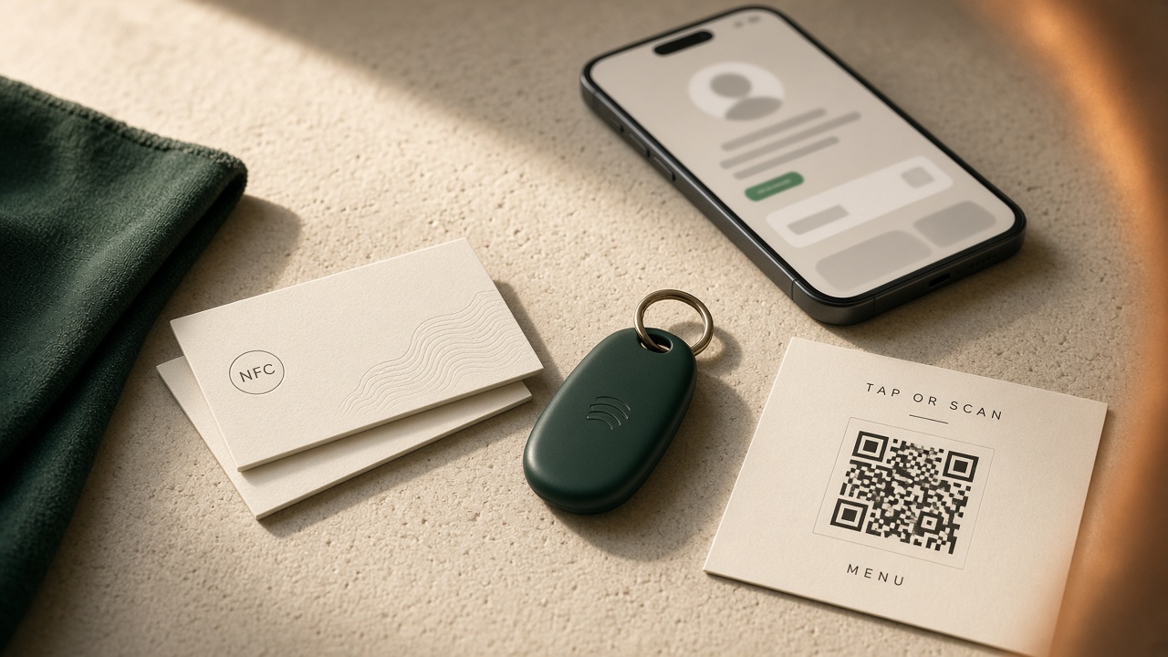 Smart NFC & QR Experiences product still